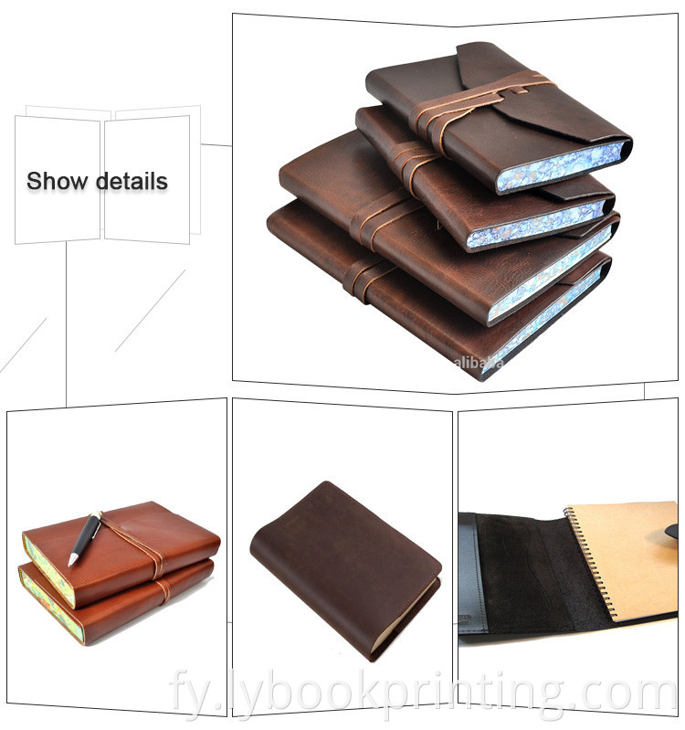 PU Leather Notebook Gift-notebook Leat-Diary Book-printsjen